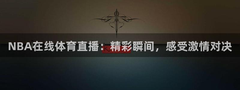 NBA在线体育直播：精彩瞬间，感受激情对决